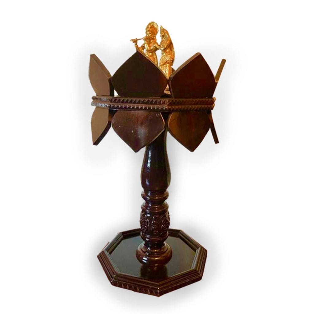 Wooden-Flower-Pedestal-Stand